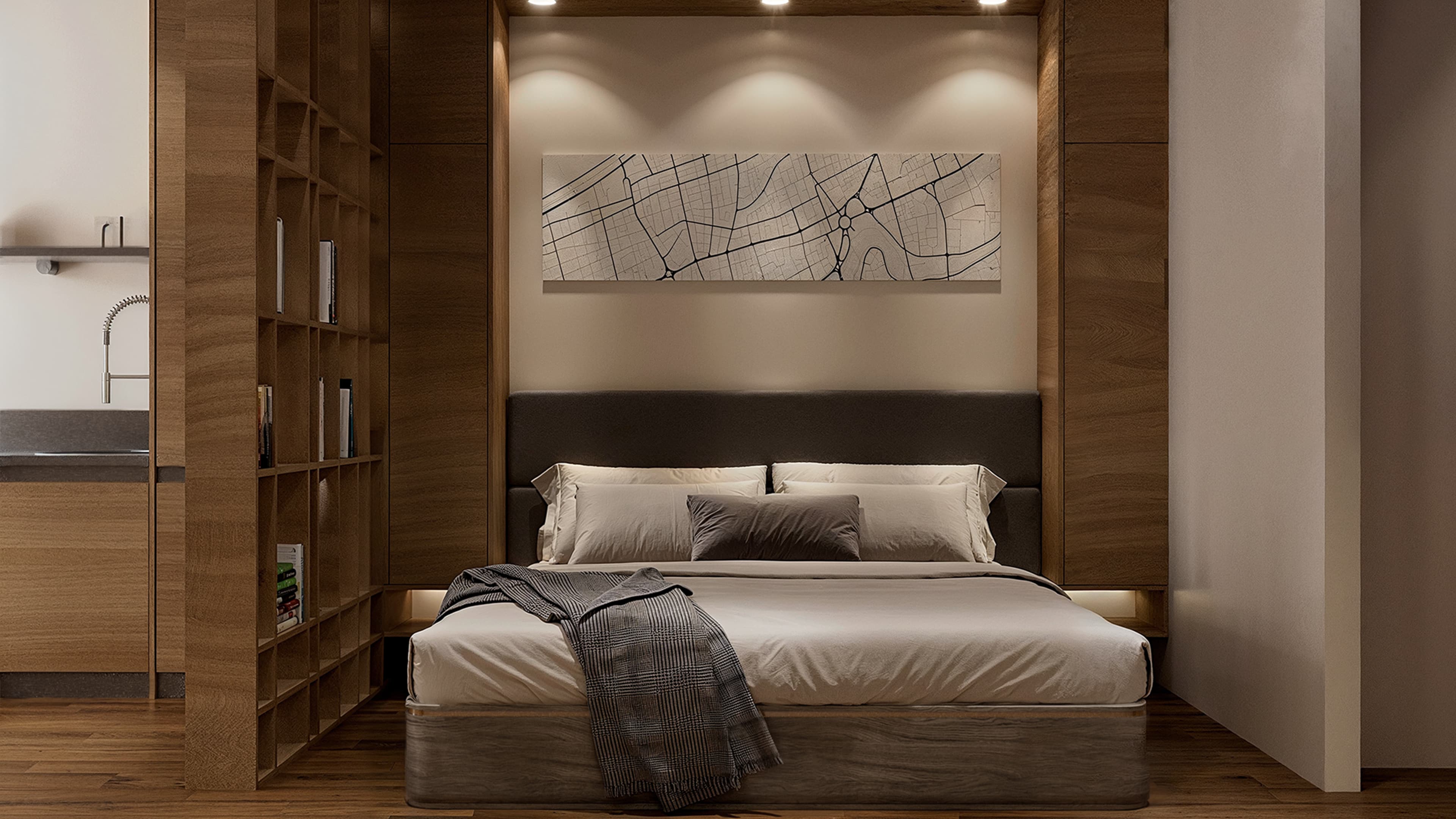 Studio bedroom