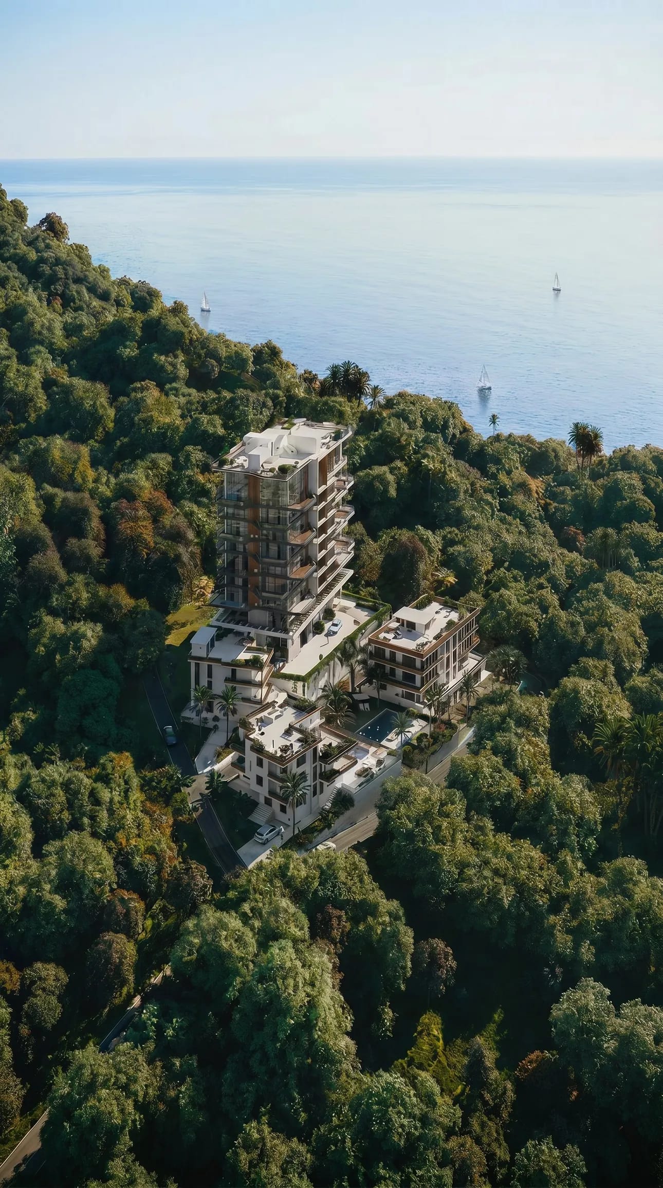 Midamo — villas and hotel on the Green Cape amid forest and Black Sea